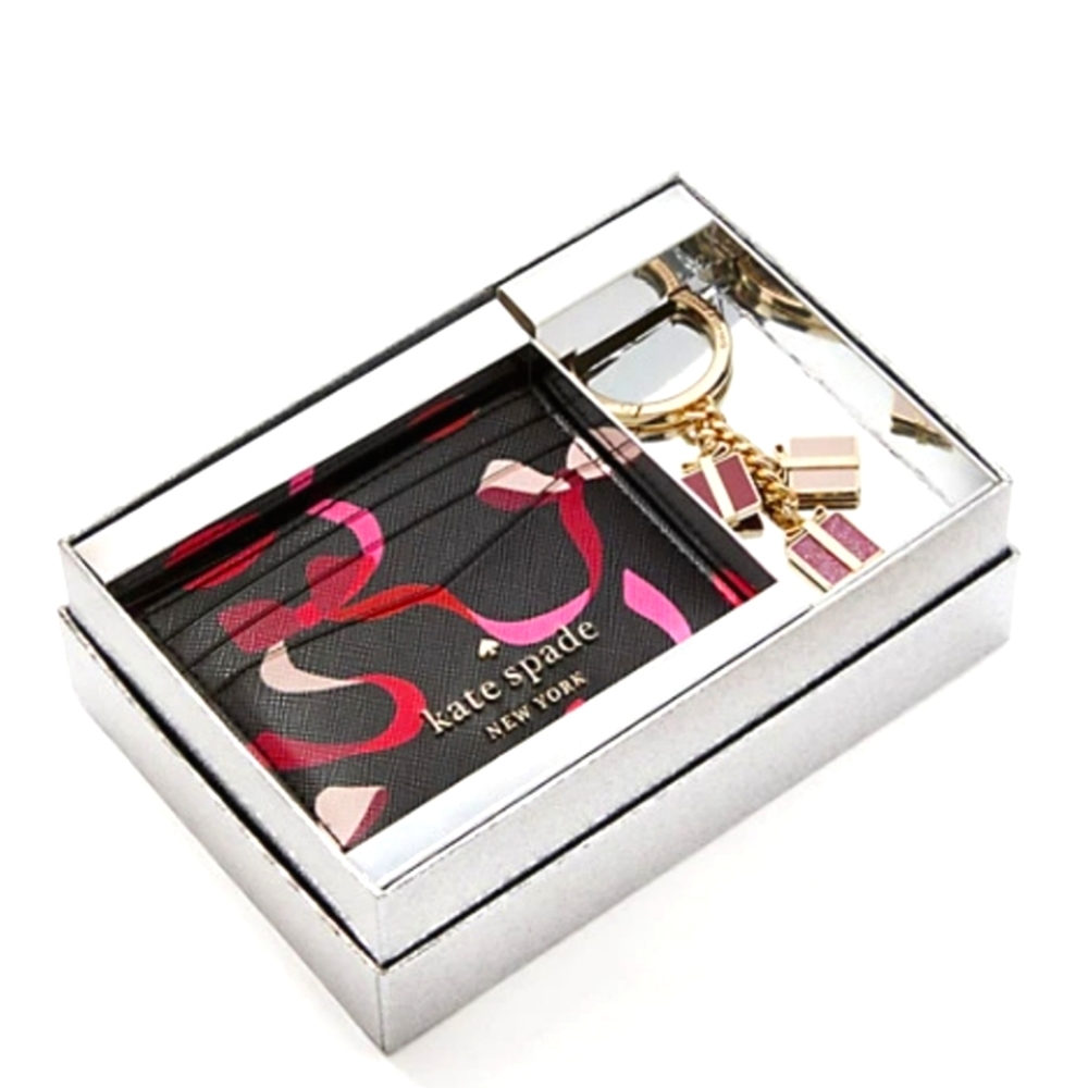 Kate Spade Staci boxed card holder and key fob
